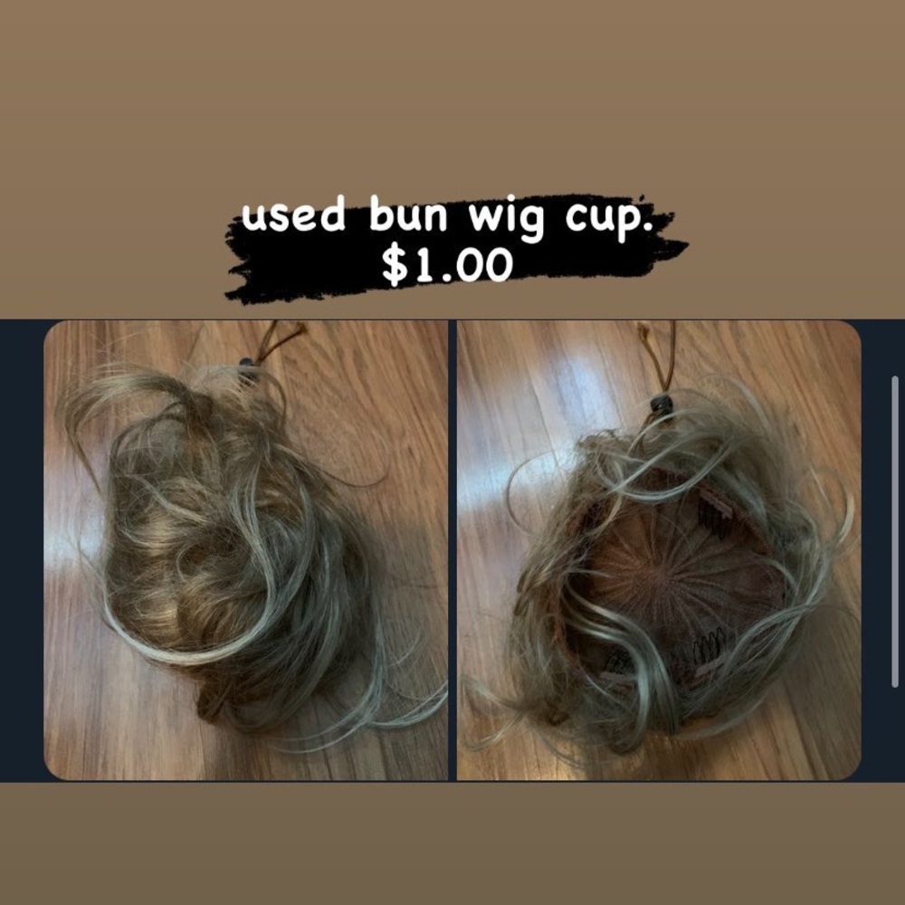 wig cap bun